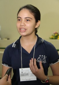Caroline Gomes (estudante do IEA)