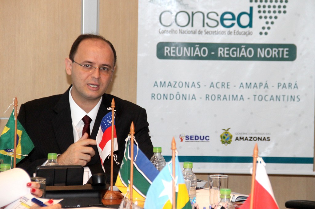 Secretário de  Educação do Amazonas e vice-presidente do Consed, Rossieli Soares protocolou a Carta de reivindicações junto ao MEC e reforçou as reivindicações das lideranças da região Norte