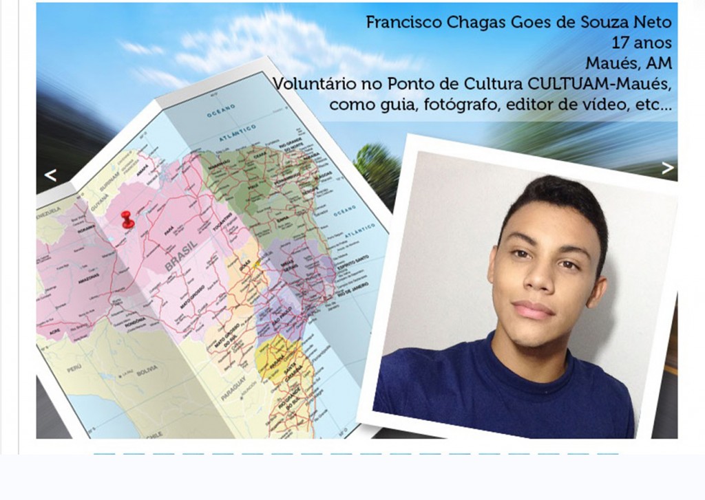 Francisco Neto foi anunciado pela embaixada dos Estados Unidos como um dos integrantes do programa Jovens Embaixadores 2016