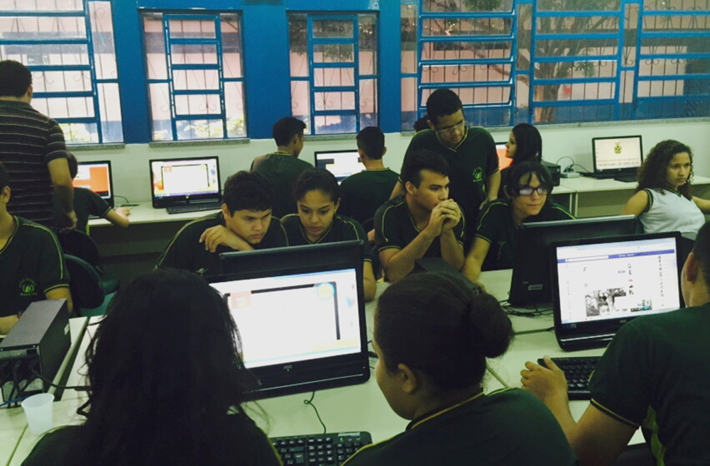 Dia da Conectividade foi realizado em Manaus na escola estadual Marcantonio Vilaça (1)