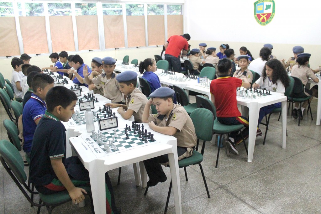 Na primeira dos Jogos, 165 estudantes participaram de competições da modalidade de xadrez (1)