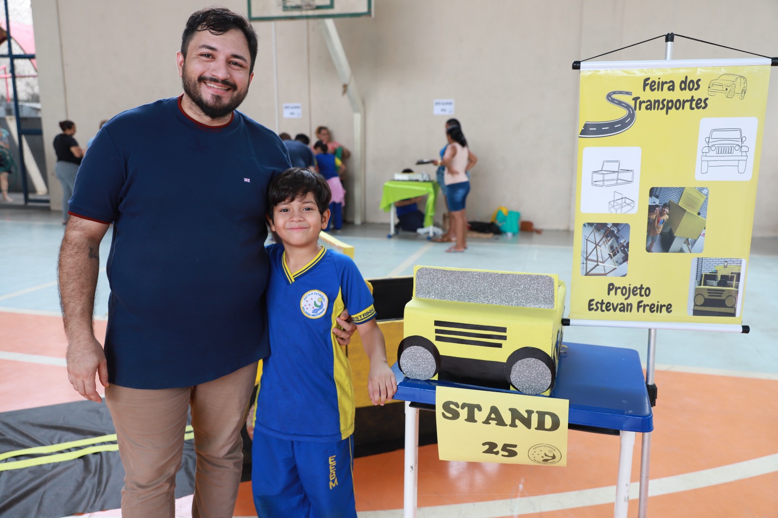 Educação Moisés Pinheiro pai do aluno Estevan Freire Foto Eduardo Cavalcante