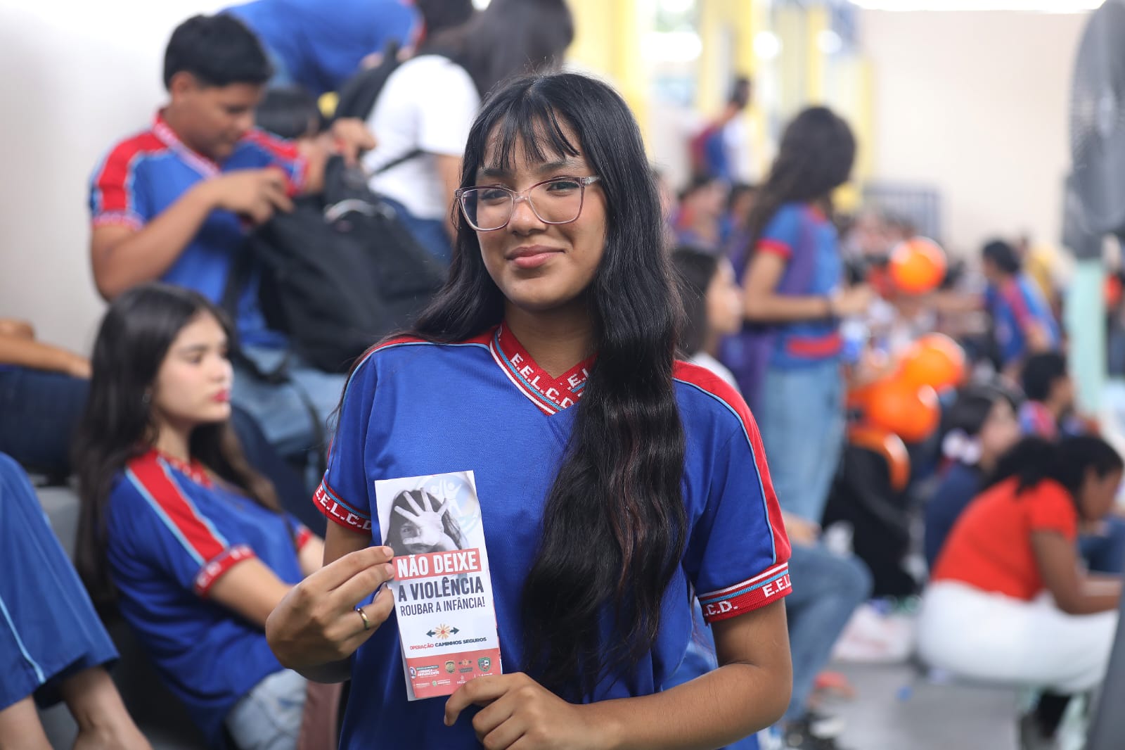 Educaca Campanha Maio Laranja Ana Beatriz Foto Euzivaldo Queiroz