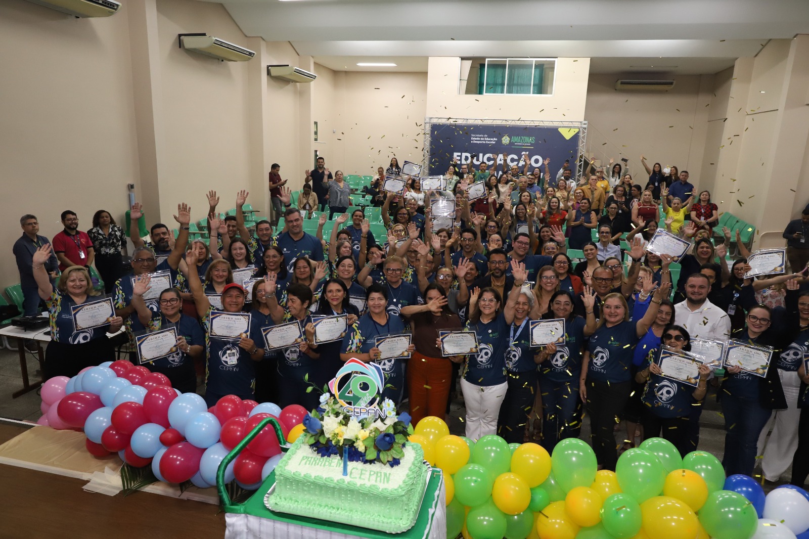 Secretaria de Educação comemora 49 anos do Centro de Formação  dedicado ao atendimento de profissionais da rede estadual