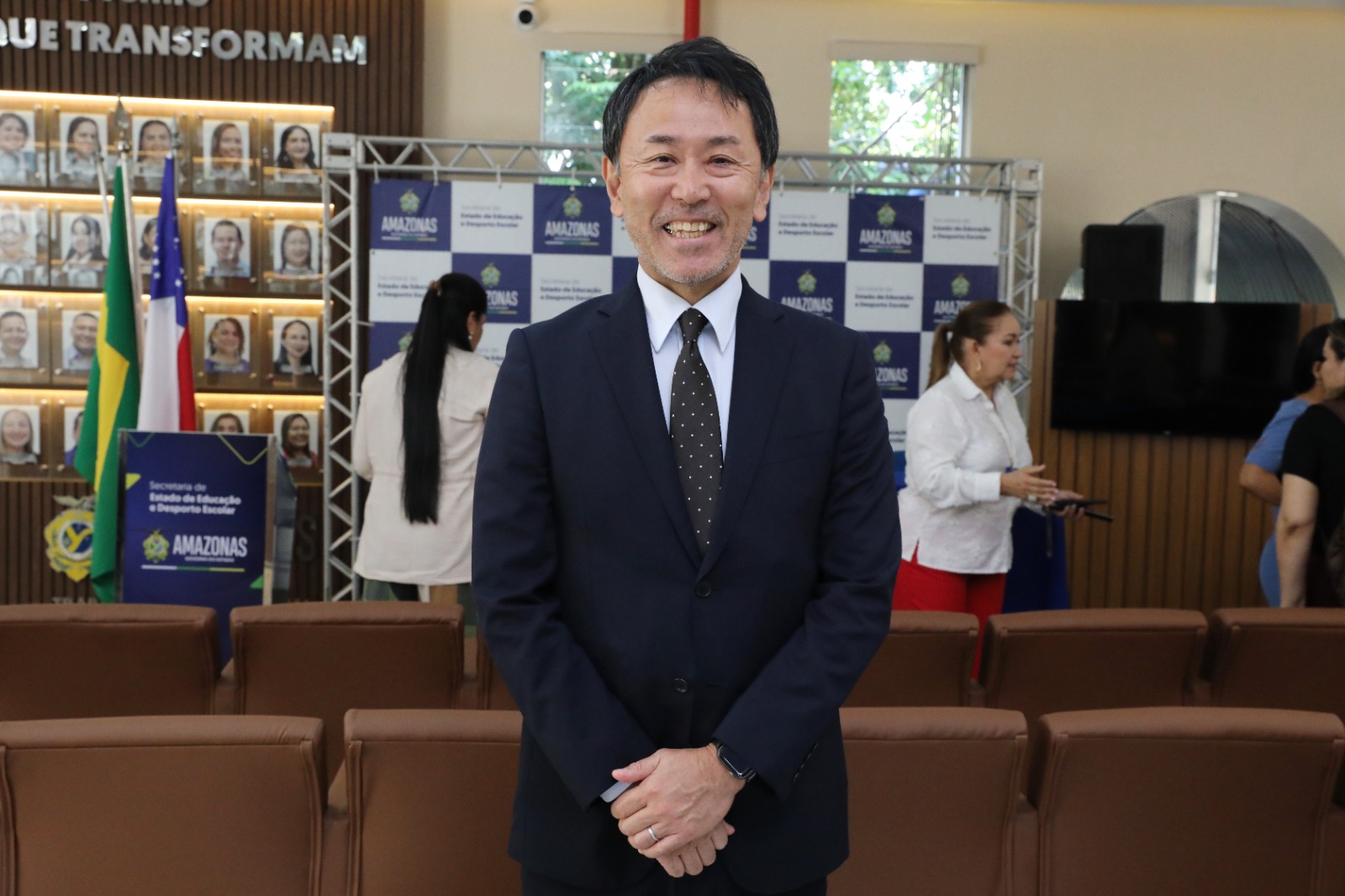 Educacao Doacao construcao quadra escolar Yuichi Miyagawa Foto Euzivaldo Queiroz