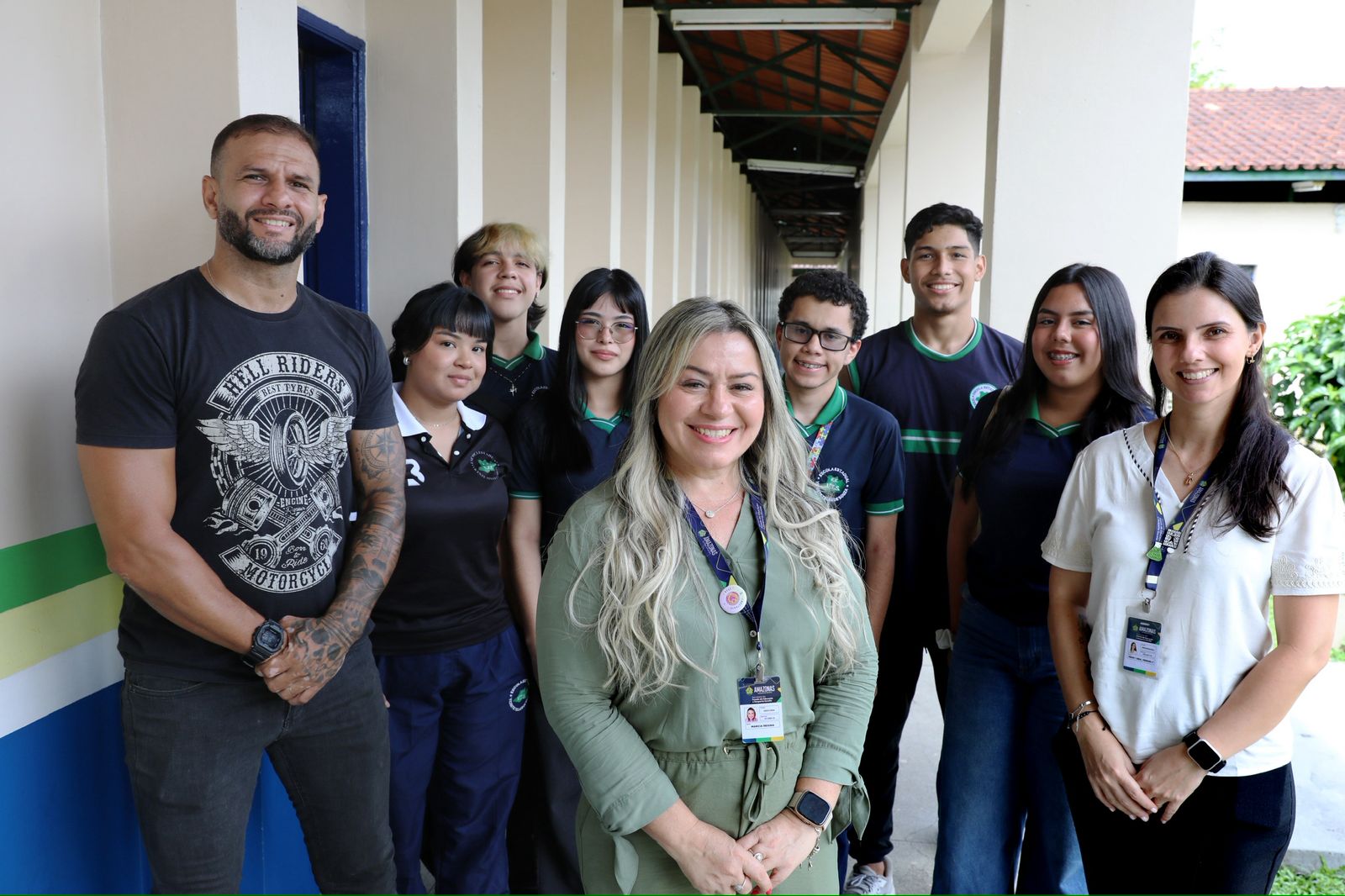 Educacao Personagem Marcia Regina E Equipe Foto Euzivaldo Queiroz