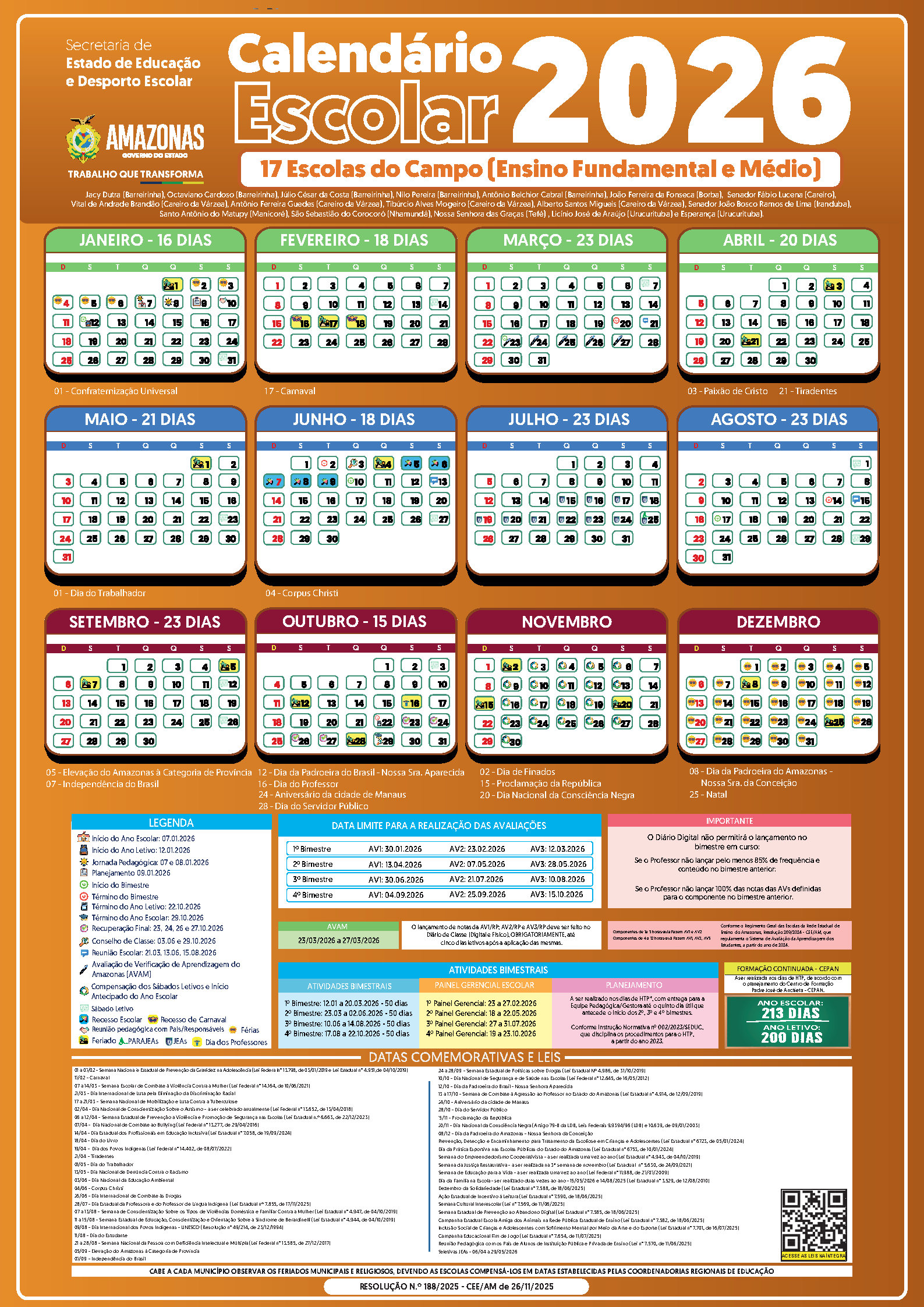 CALENDARIO 2026   ESCOLAS DO CAMPO Page1